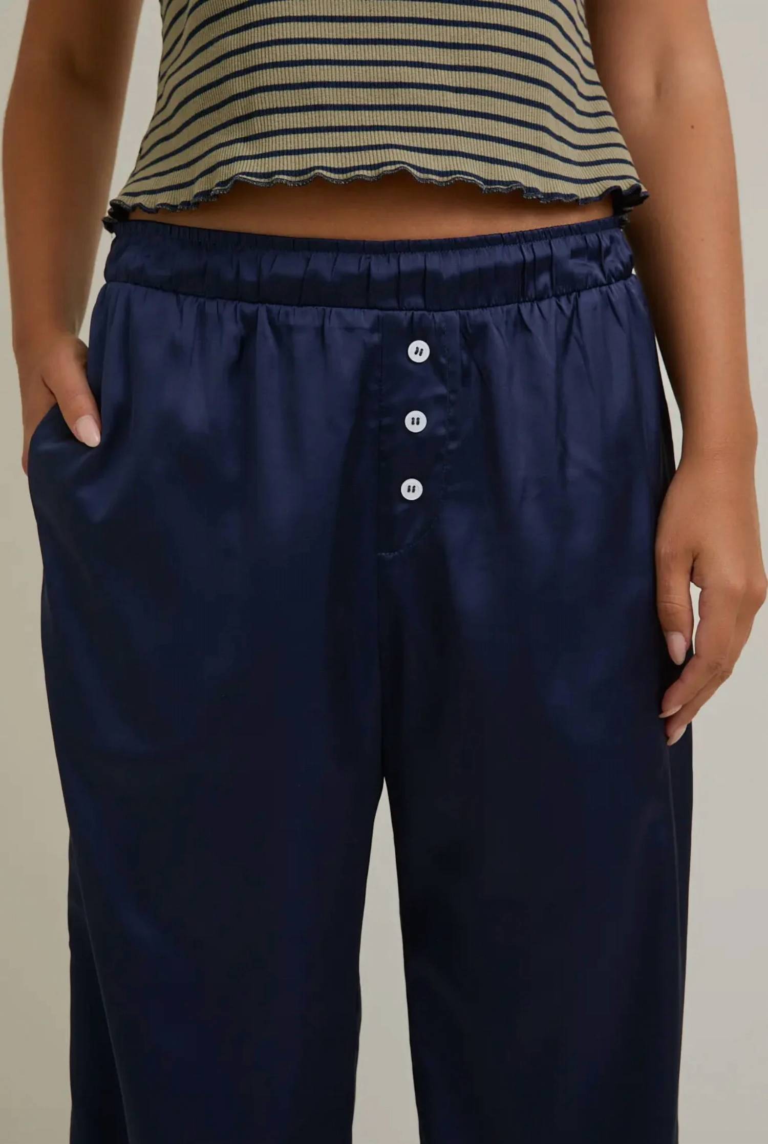 Le Lis - Satin Boxer Pants