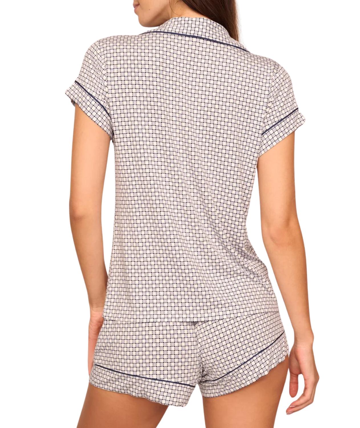 Eberjey - Gisele Shortie Printed Pajama Set