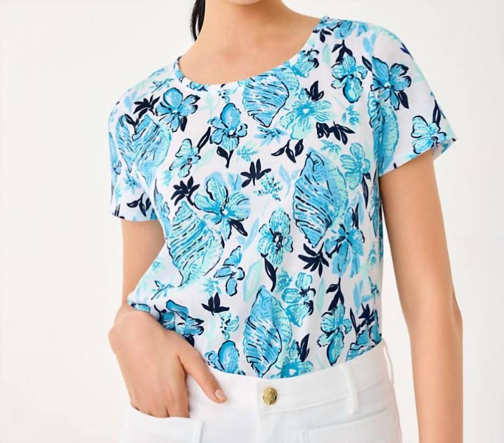 Lilly Pulitzer - Etta Scoop Neck Top
