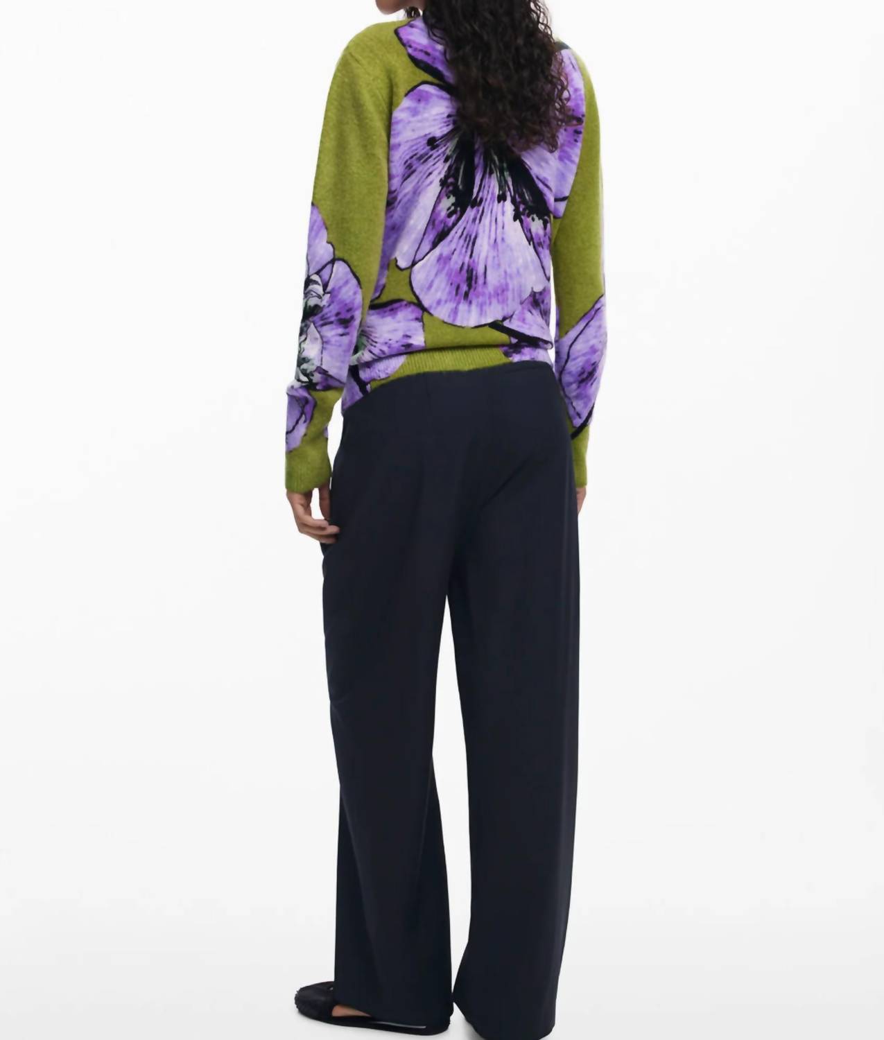 Desigual - Orquidea Lacroix Print Sweater