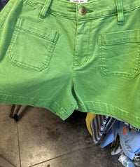 Another Love - Carlisle High Waist Patch Pocket Shorts