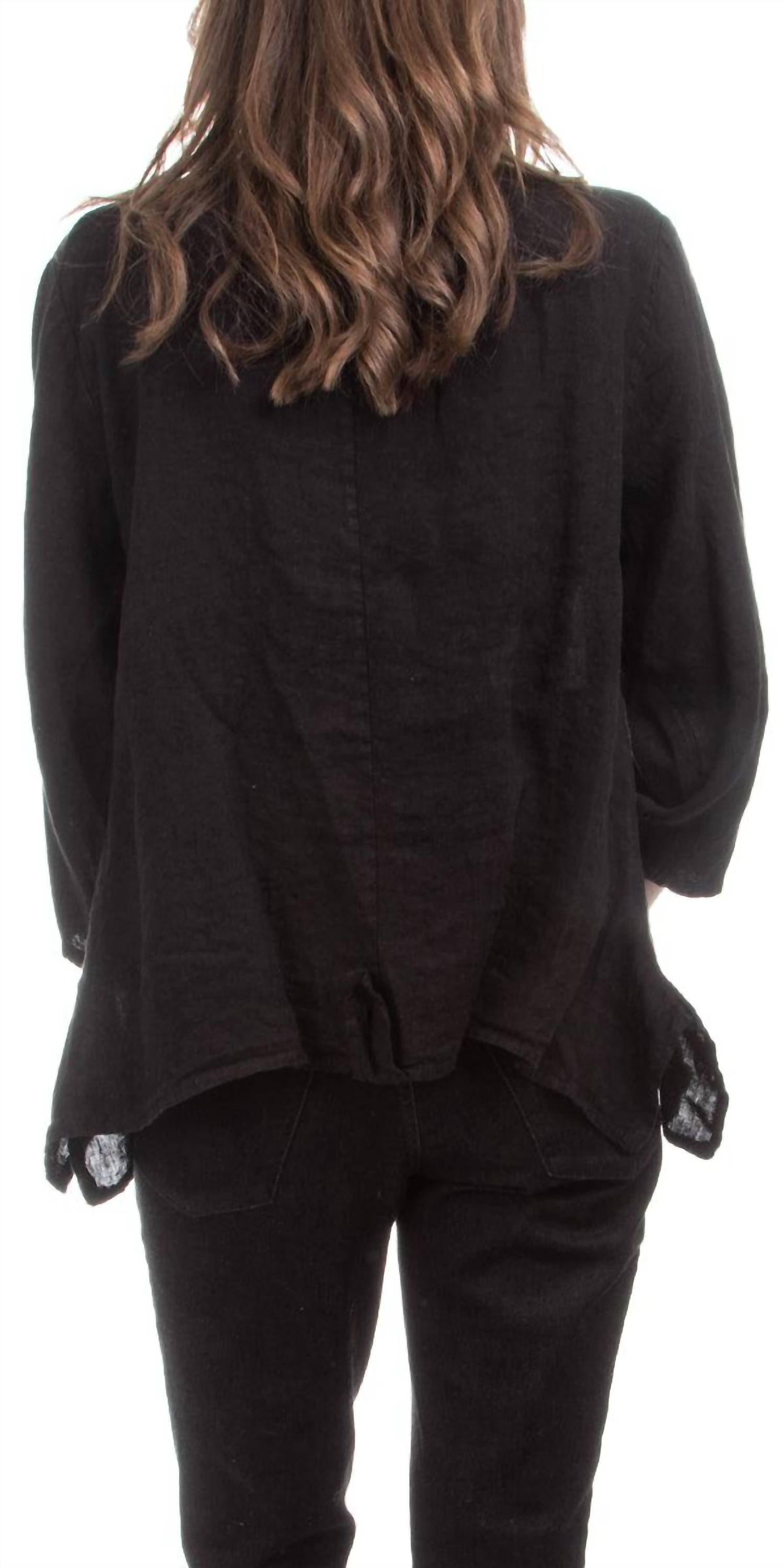Gigi Moda - Maira Linen Tunic Top