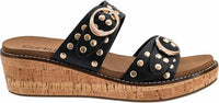 Corkys Footwear Women's Told You So Wedges in black - women's sandal