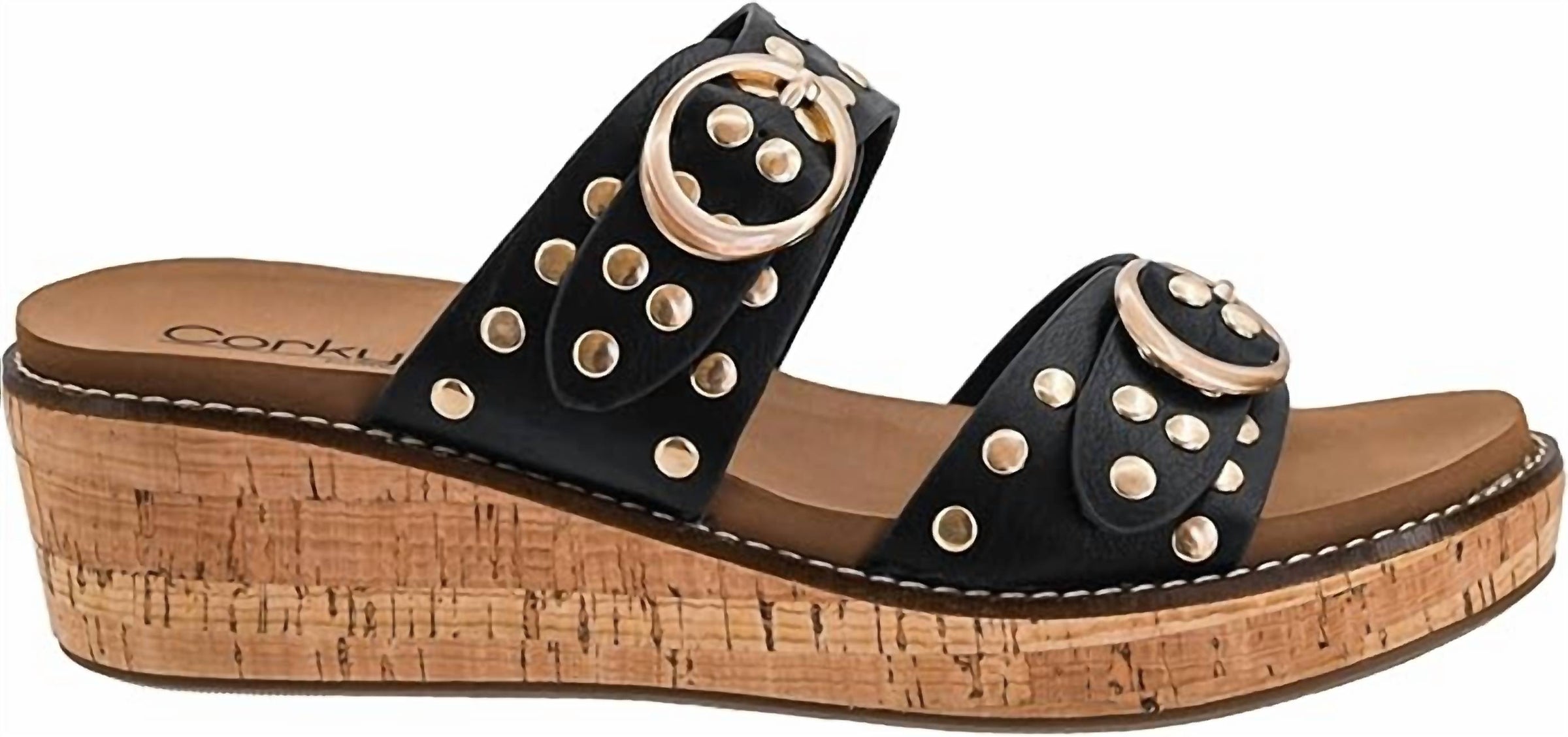 Corkys Footwear Women's Told You So Wedges in black - women's sandal