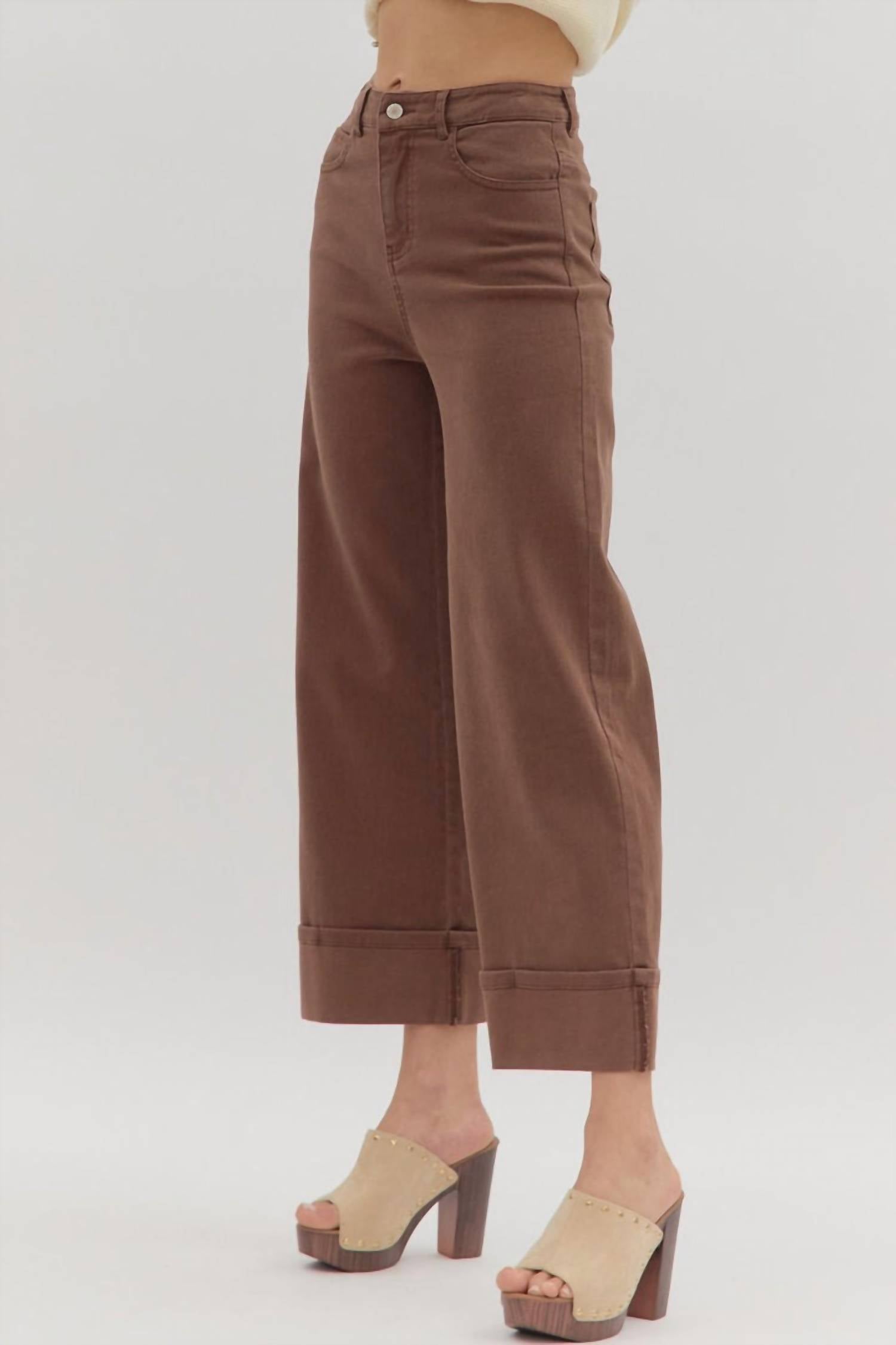 Entro - Sawyer Mid Rise Ankle Pants