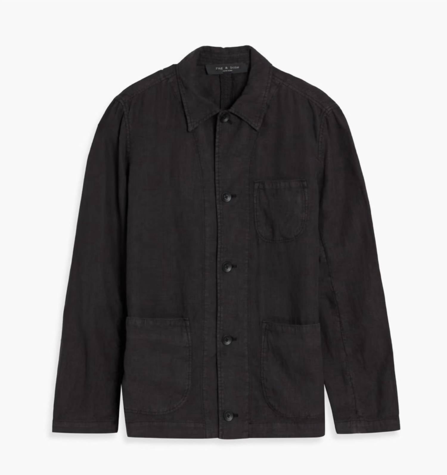 Rag & Bone - Evan Chore Linen Jacket