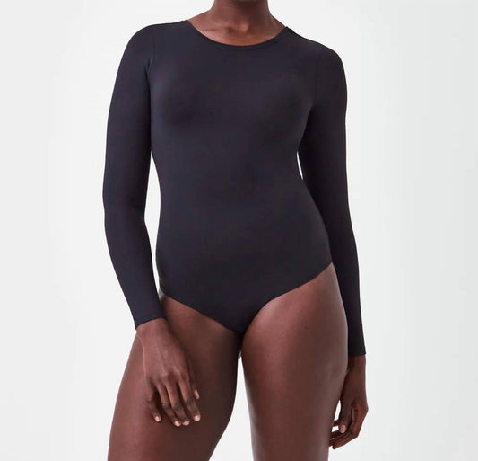 Spanx - Suit Yourself Long Sleeve Scoop Neck Bodysuit