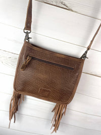 American Darling - Women's Hand-tooled Leather Crossbody Bag