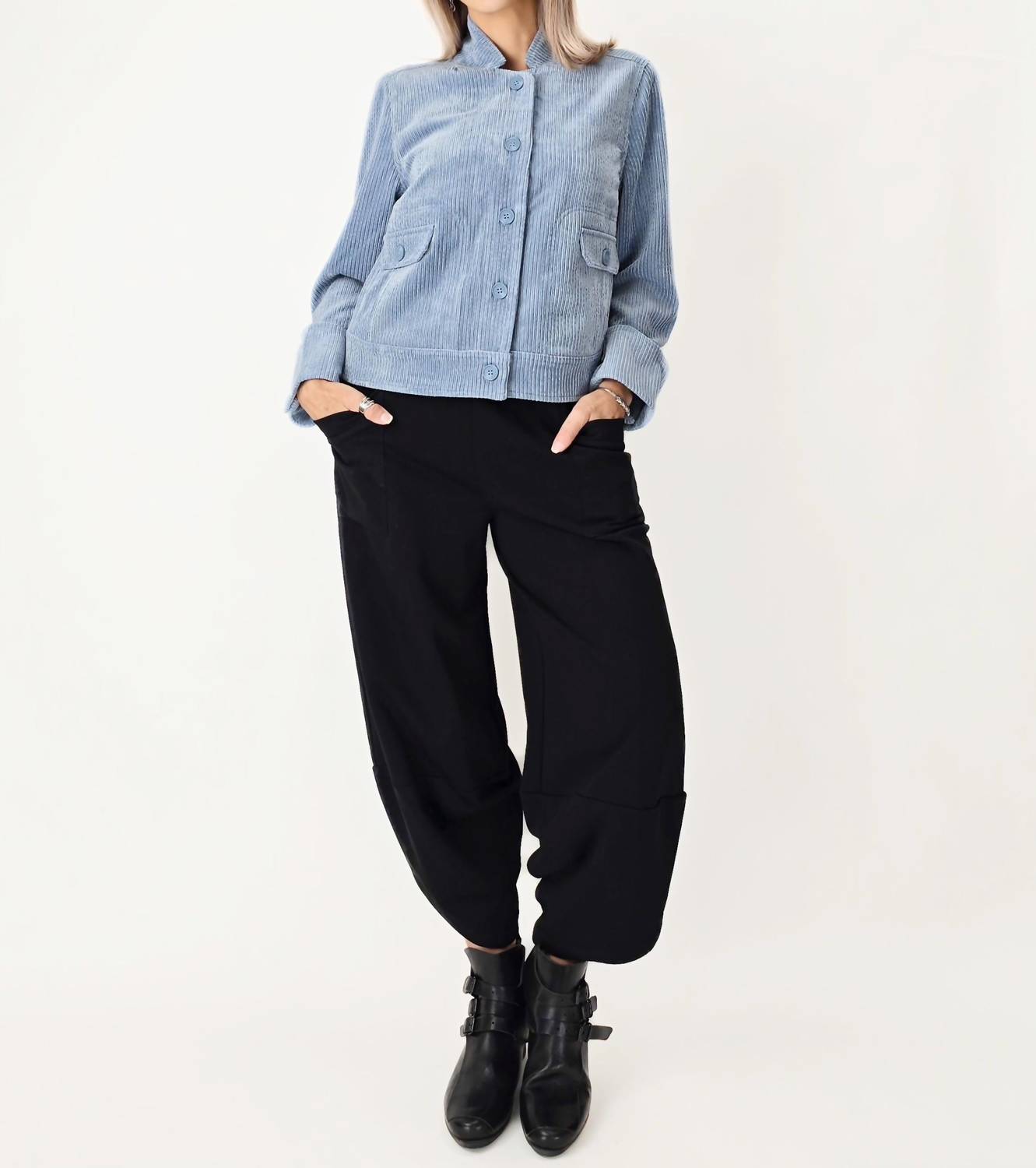 Noen - Button Front Corduroy Jacket