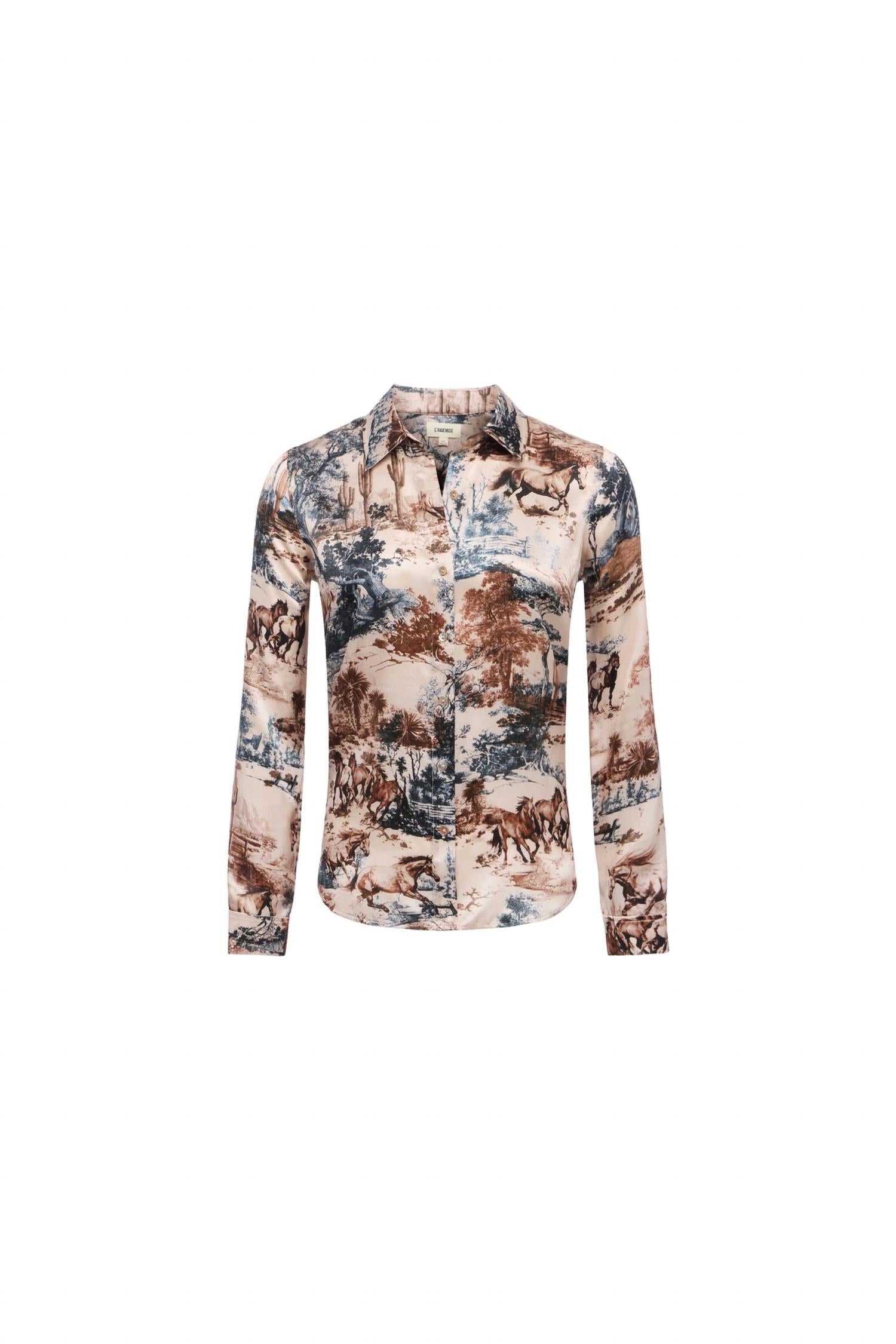 L'Agence - Tyler Long Sleeve Blouse