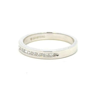 Aamiaa - 0.10 Carat Natural Diamond Princess Cut Channel Band