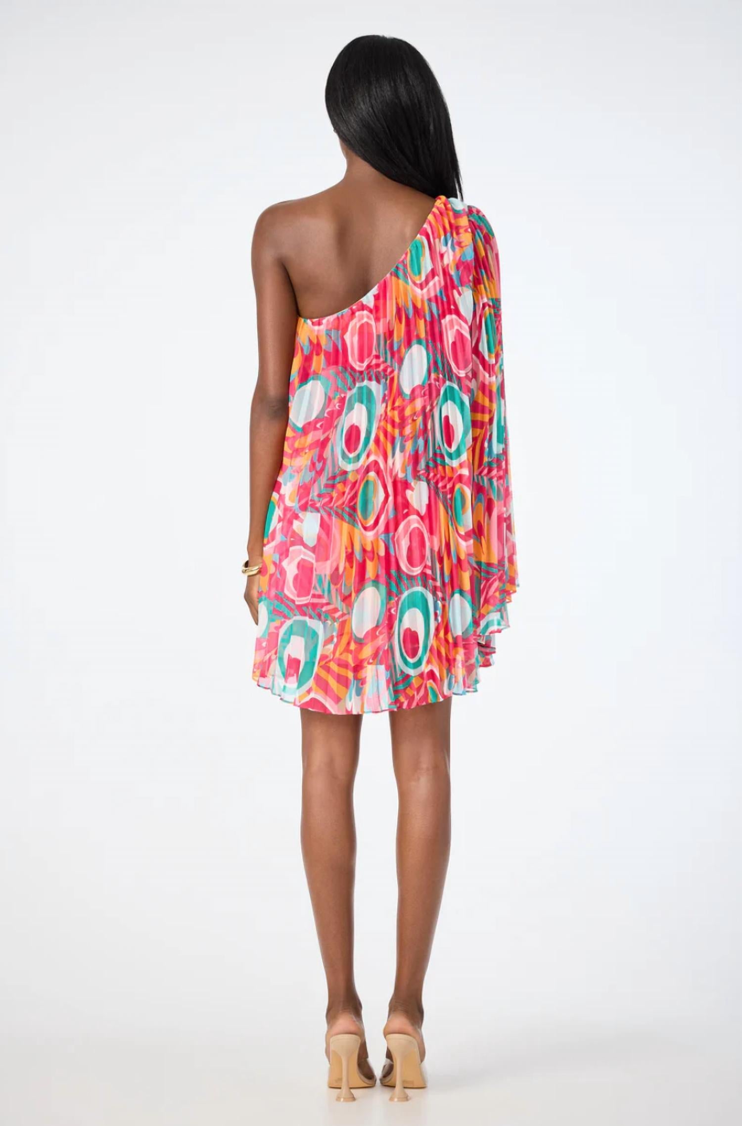 Trina Turk - Narbonne One-shoulder Mini Dress