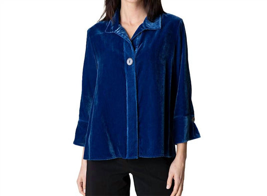 Habitat - Velvet Tunic - Button Front
