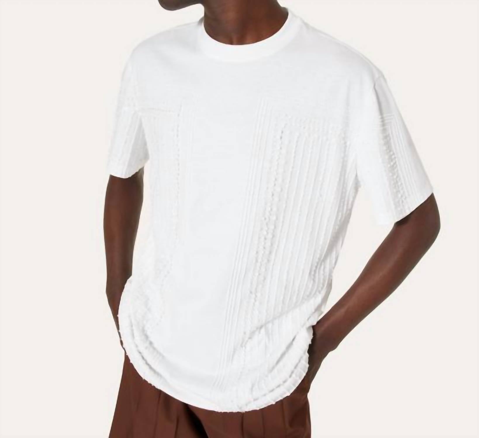 Valentino - Geometric Embroidered T-shirt