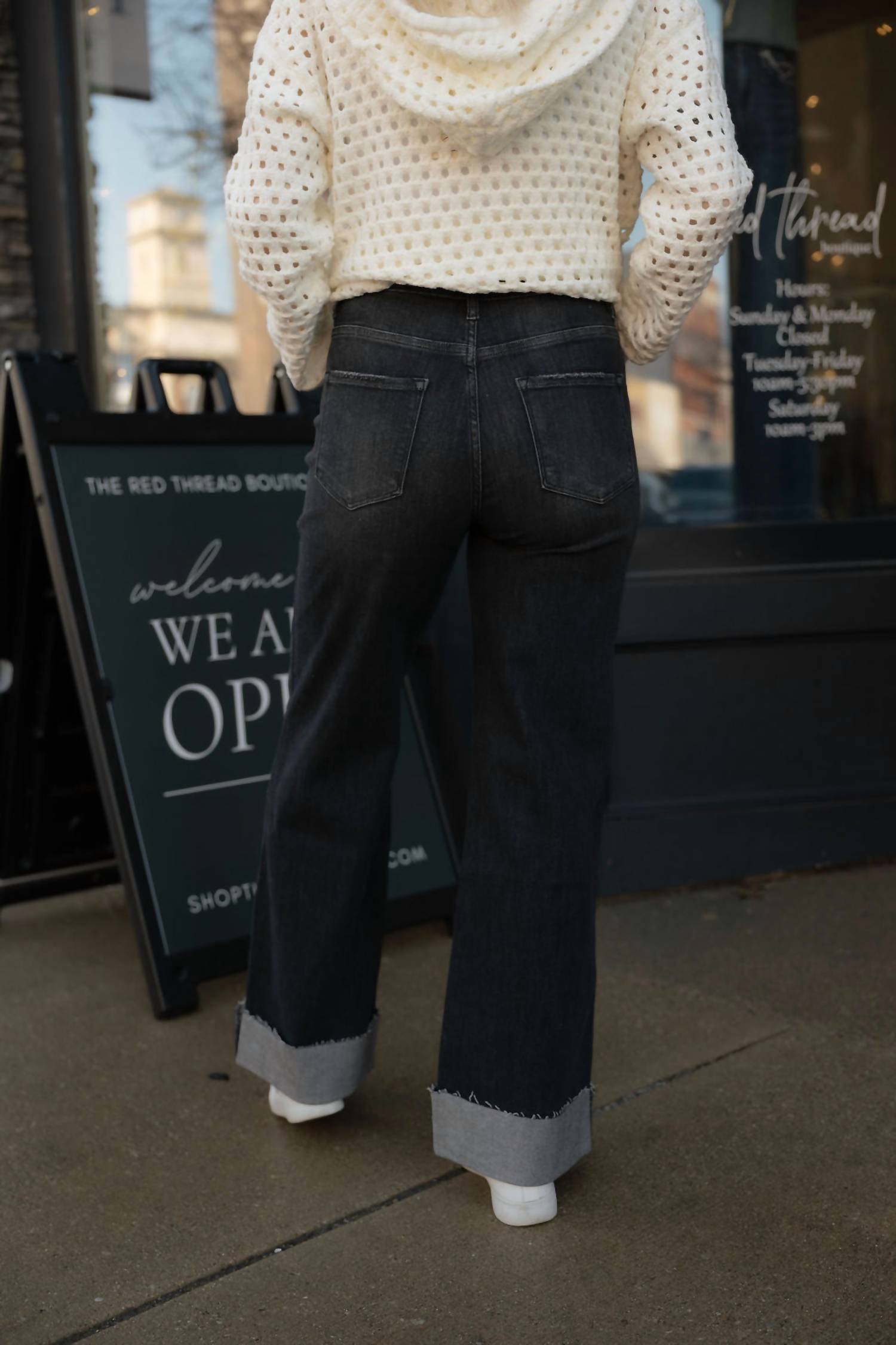 Elan - Cuffed Denim Jeans
