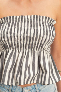 Hyfve - Stripped Smocked Top
