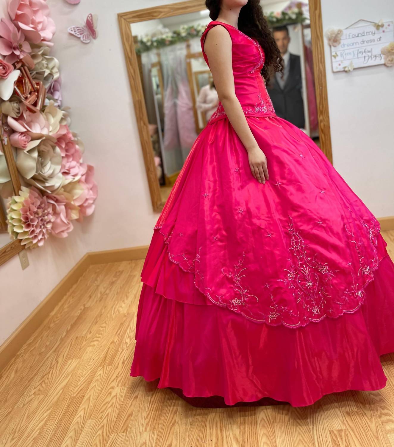 Mary'S Bridal - Youth Girls Quinceañera V Neck Dress
