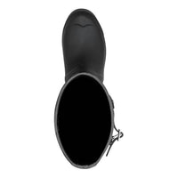 HUNTER Women's Original Waterproof Round Toe Buckle Tall Boots in black - women's shoe - view 5