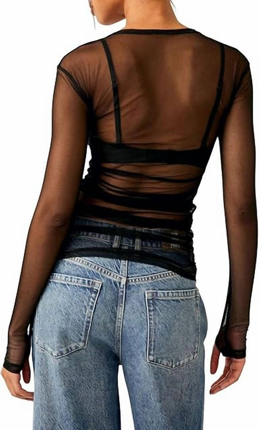 Free People - Last Layer Long Sleeve Blouse