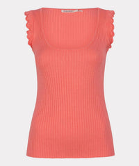 Esqualo - Tina Rib Crochet Top