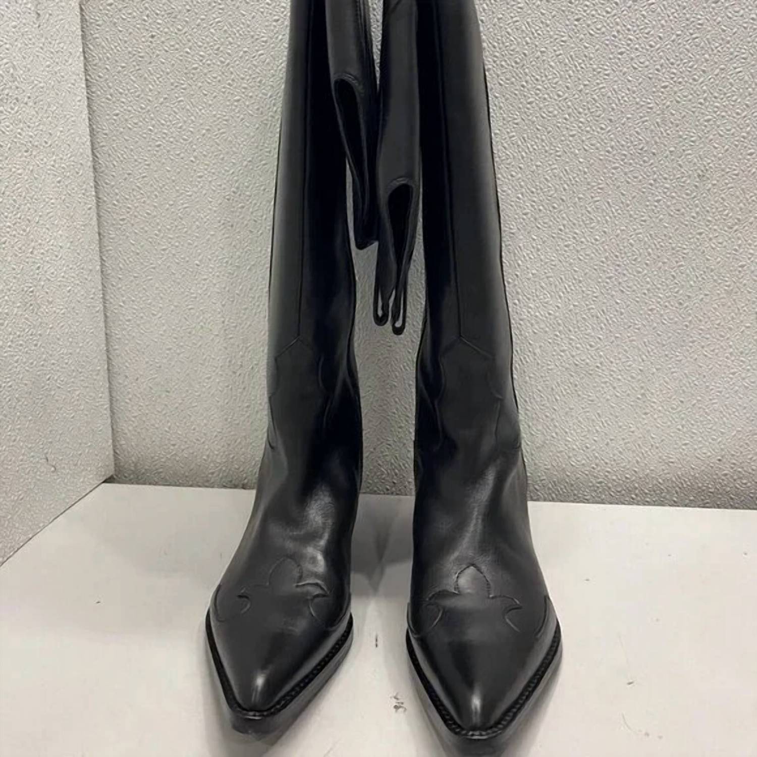 RAYE Women's Denisse Pointed Toe Knee High Boot in black - women's shoe