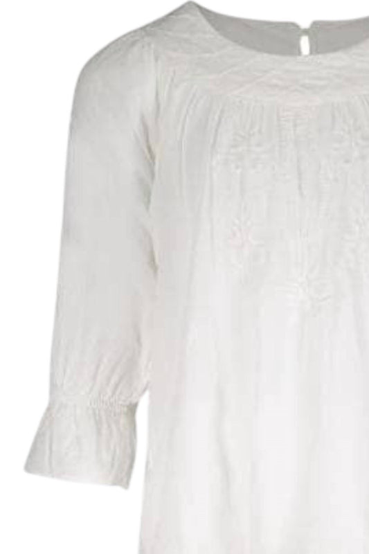 Guadalupe Design - Gianna Embroidered Cover Up Blouse