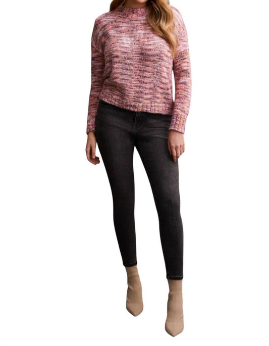 Tribal - Long Sleeve Mock Neck Sweater