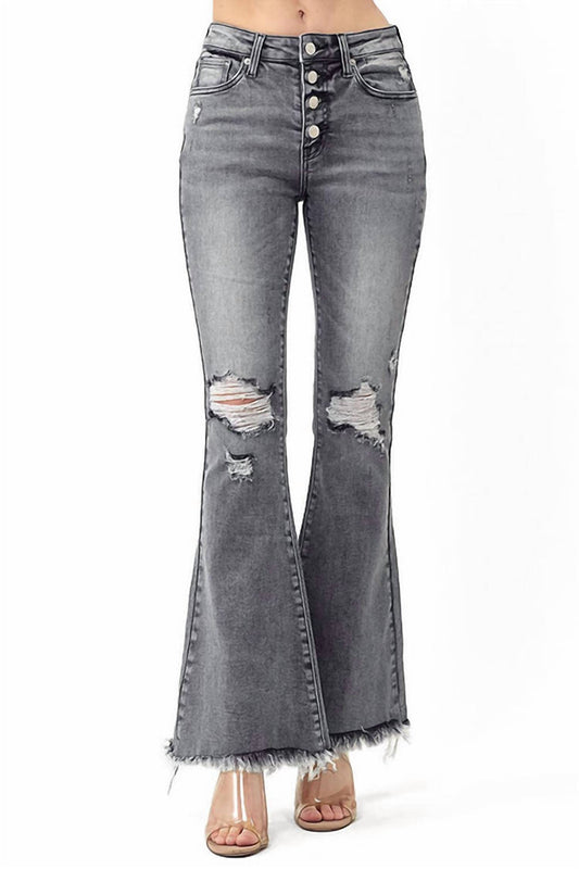 Risen - Mid Rise Flare Jeans