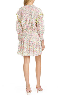 Tanya Taylor - Imogen Floral Long Sleeve Minidress