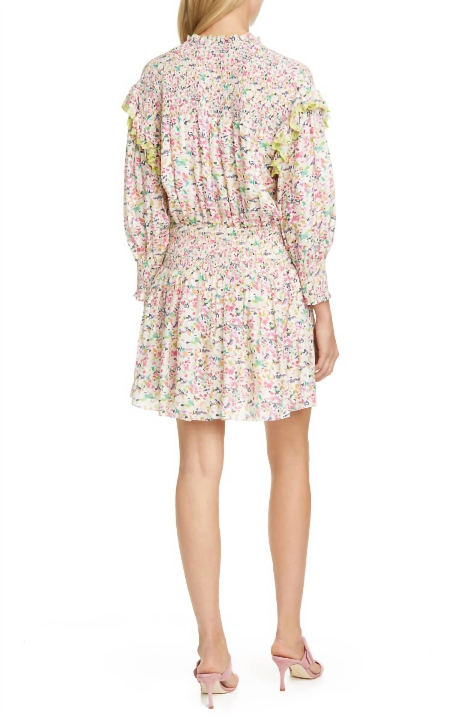 Tanya Taylor - Imogen Floral Long Sleeve Minidress