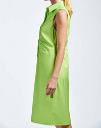 THE SHIRT THE ASHLEY DRESS in lime - women's dress - view 4