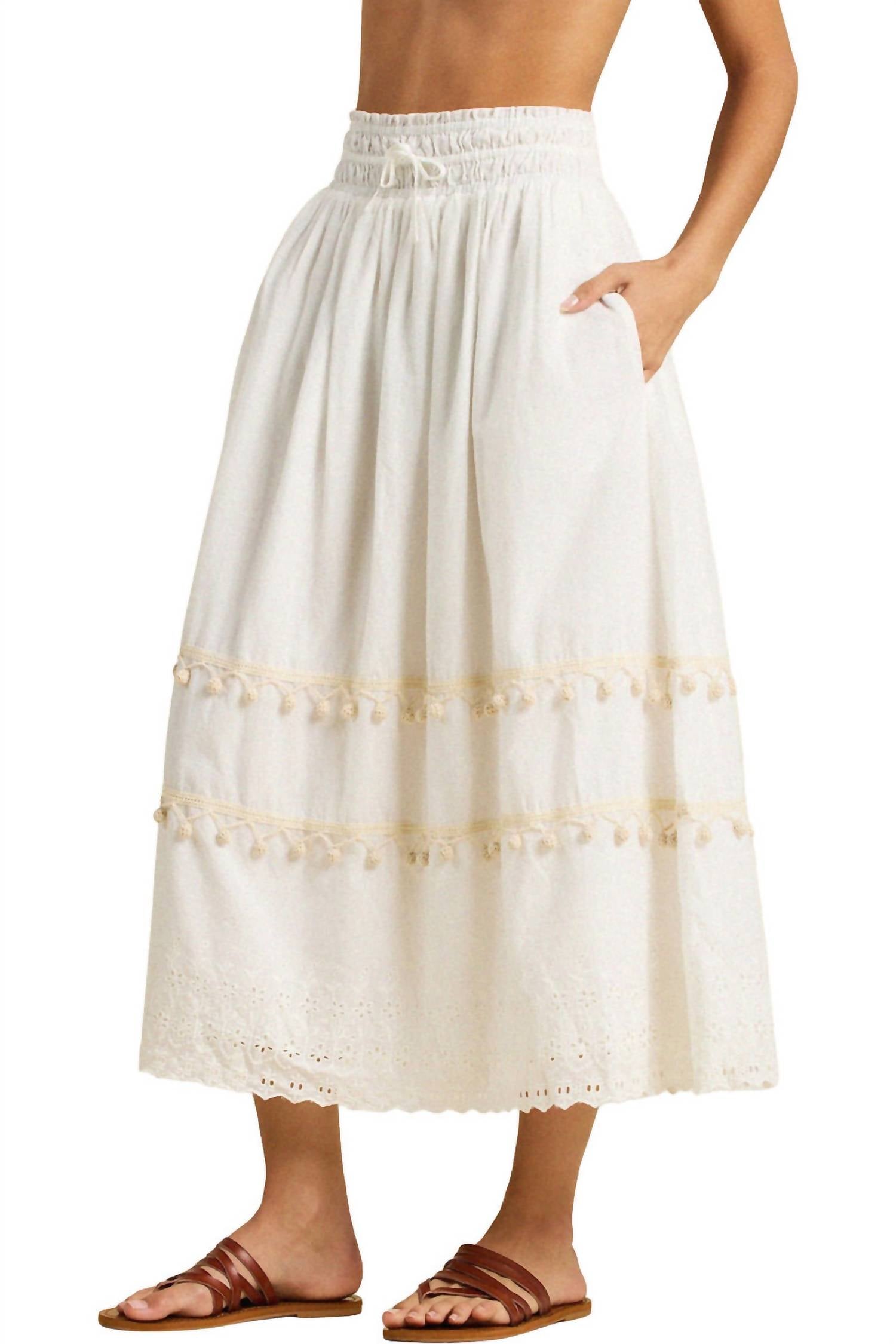 Trovata - Bianca Midi Skirt