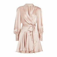 Zimmermann - Silk Wrap Mini Dress