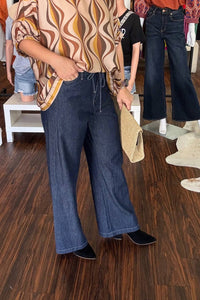 Thml - Denim Elastic Waist Pants