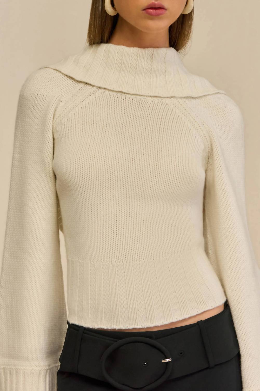 Cult Gaia - Milika Mock Neck Sweater