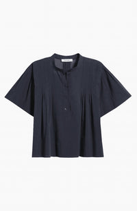 Frame - Pleated Button Up Blouse