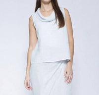 Blueberry - Cowl Sleeveless Top