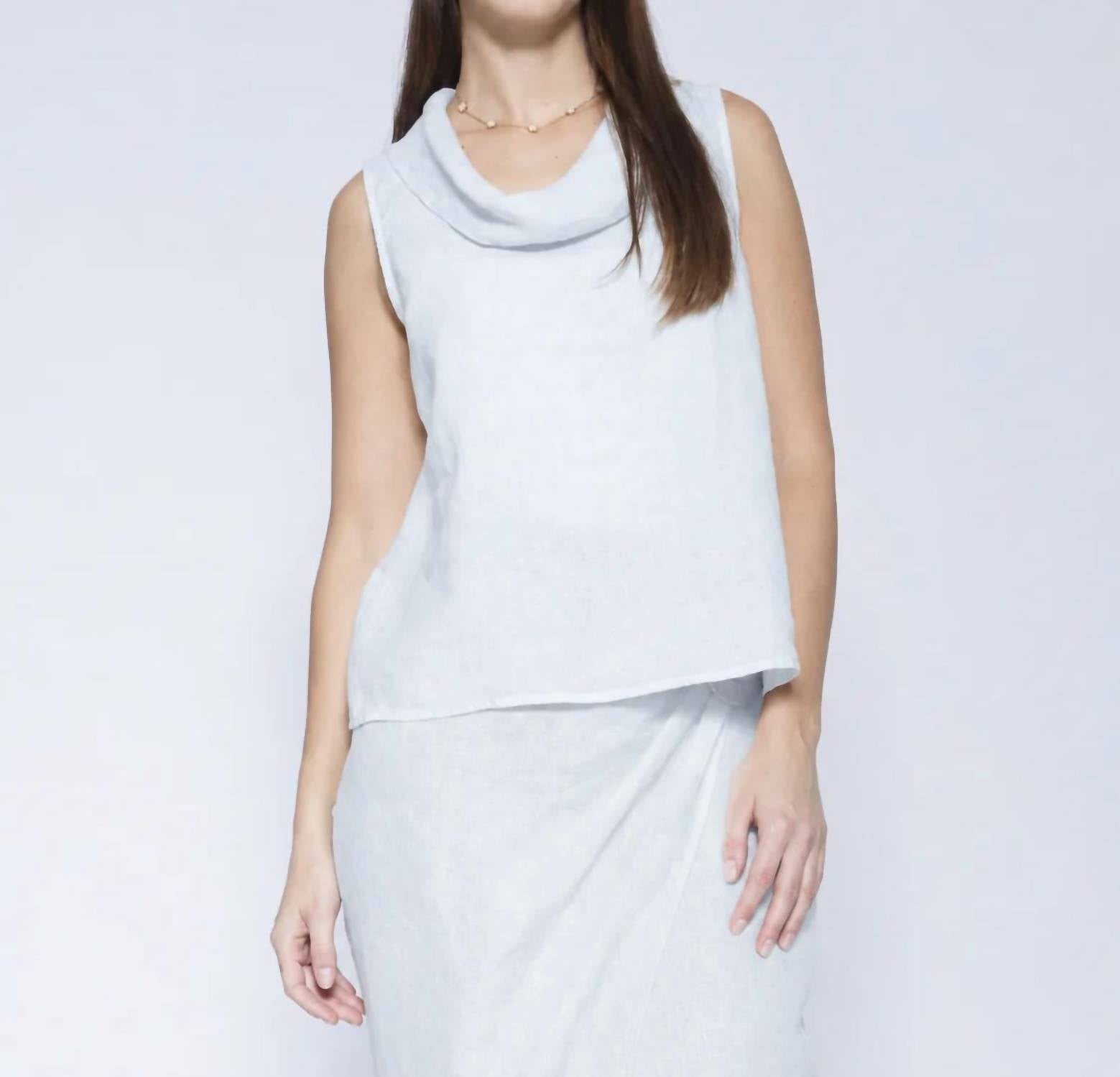 Blueberry - Cowl Sleeveless Top