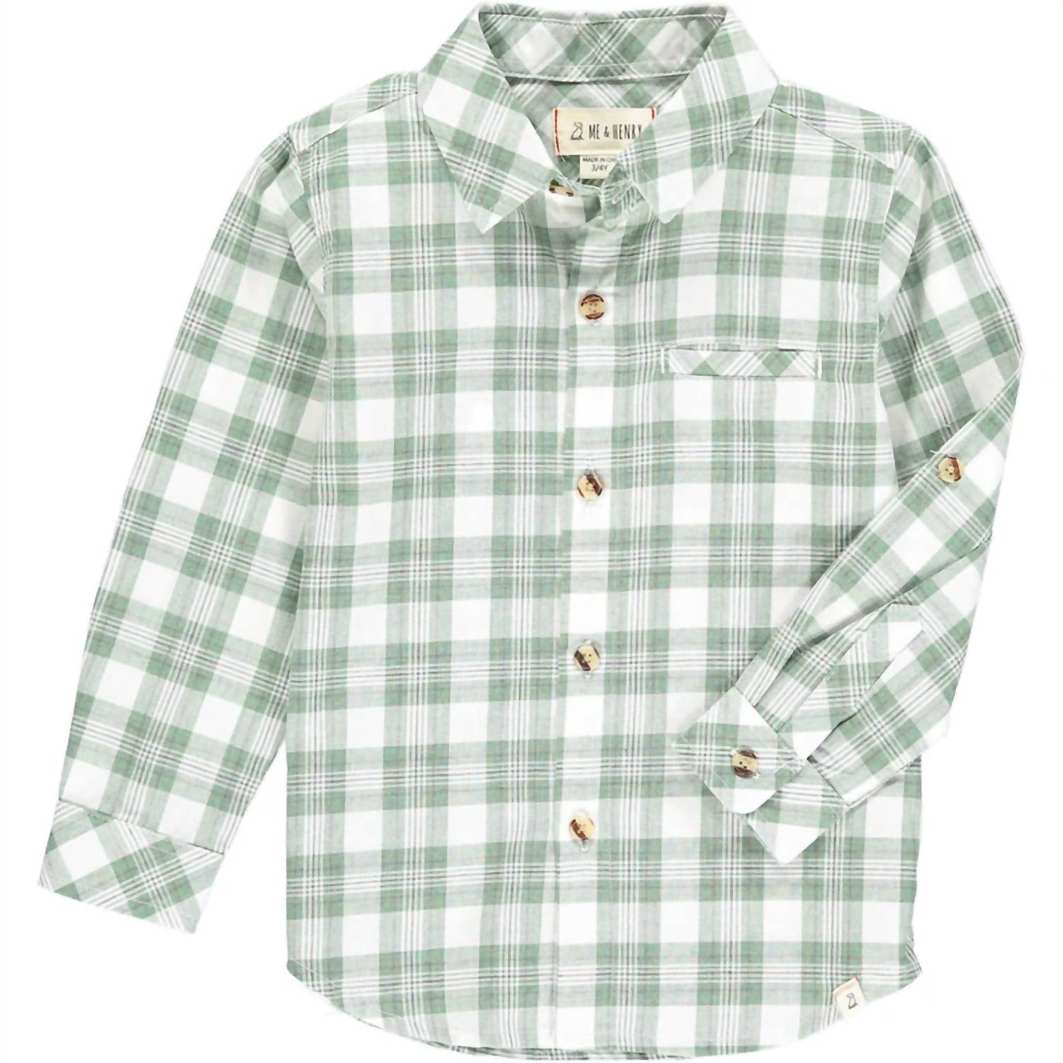 Me & Henry - Boy's Plaid Shirt