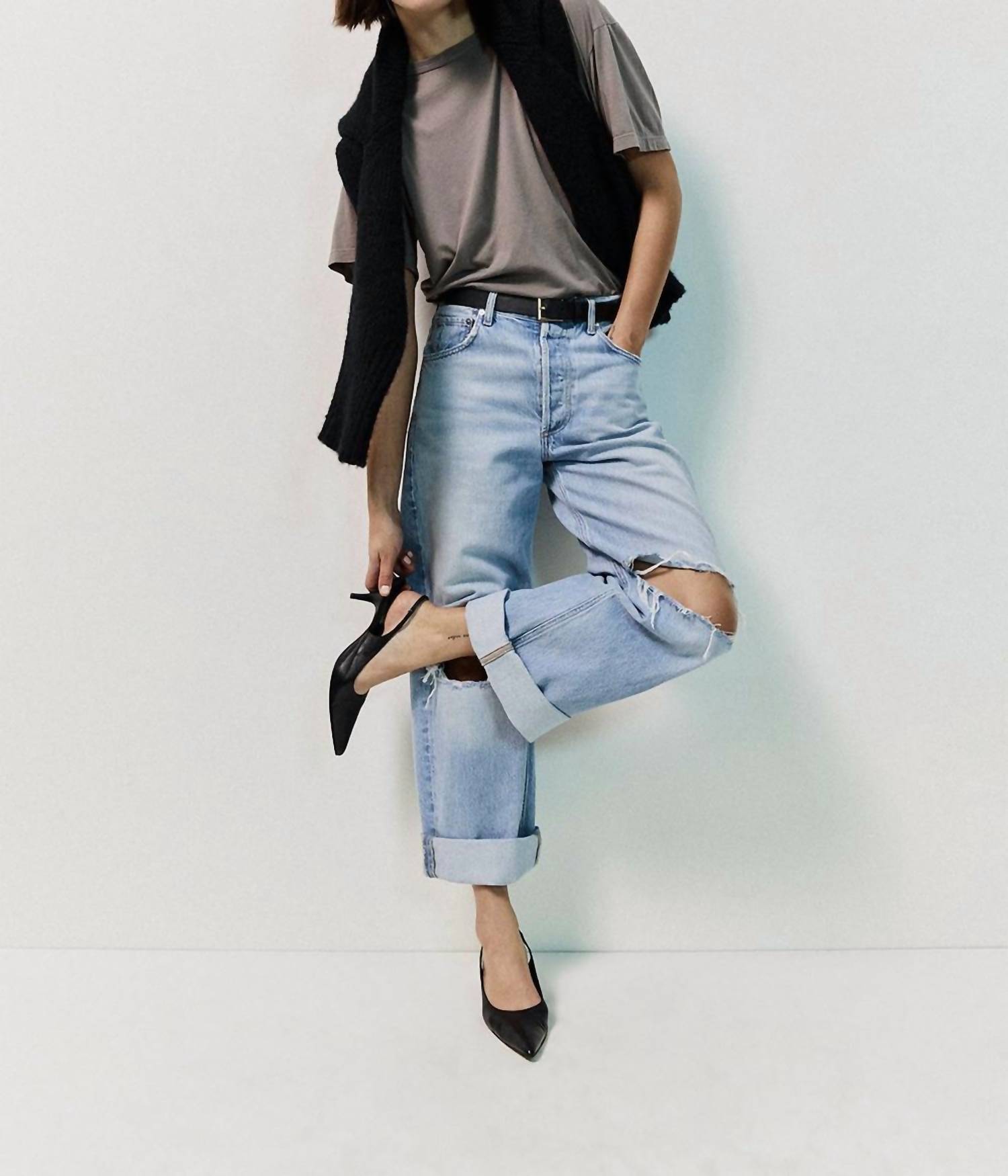 Citizens Of Humanity - Ayla Baggy Cuffed Crop Jean