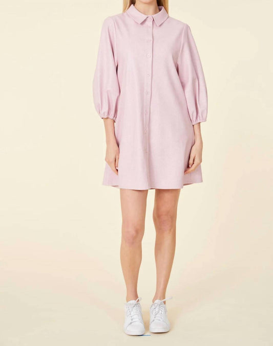 Dolce Cabo - Perforated Vegan Leather Dress