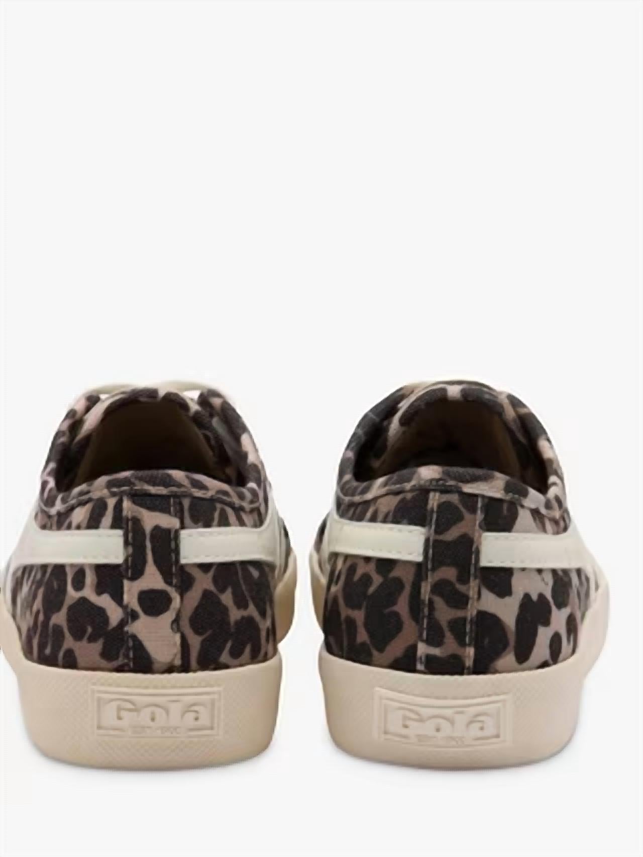 Gola - Women's Classics Coaster Leopard Print Trainers Sneakers