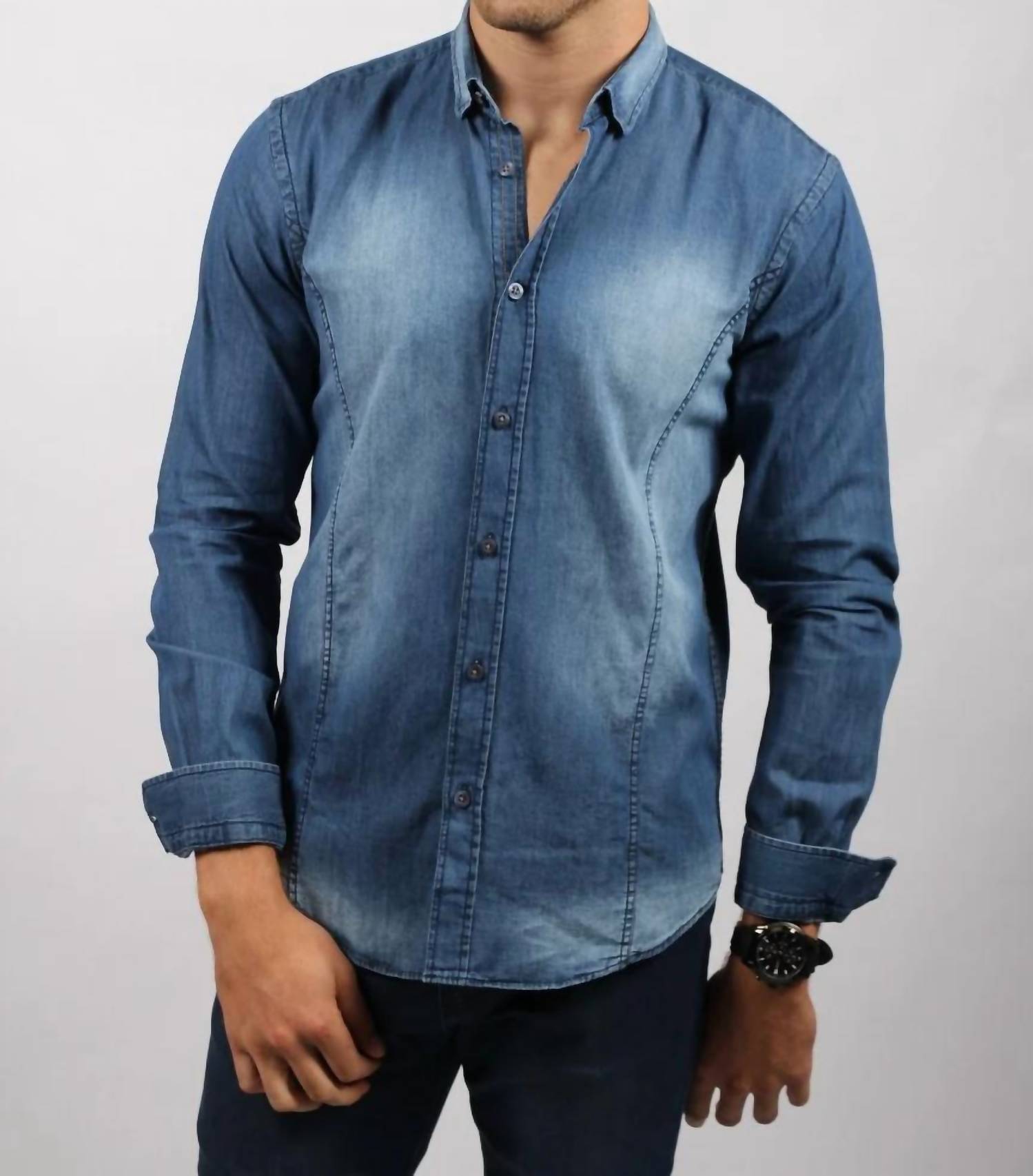 Eight X - Button Down Denim Shirt