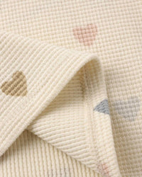 Quincy Mae - Baby Girls Waffle Tee + Short Tee