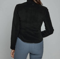 7Diamonds Park Fleece Jacket in black - women's jacket - alternate view