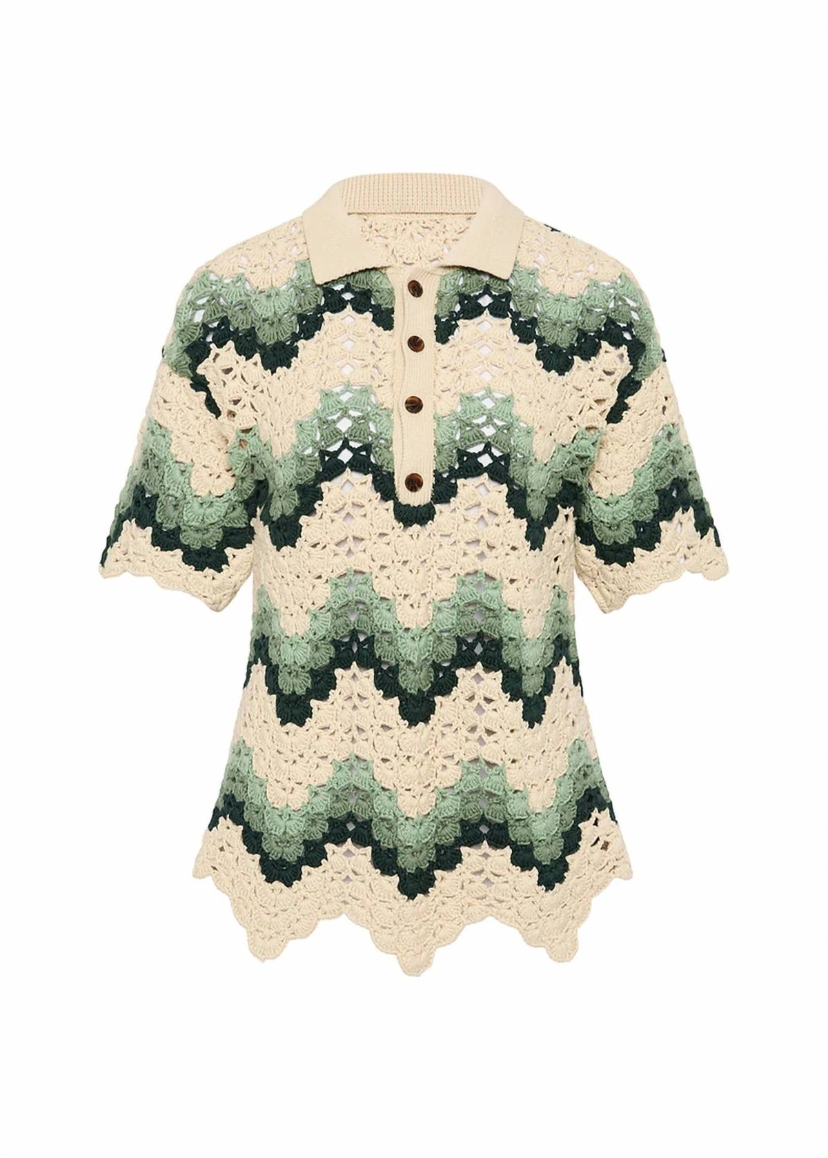 The Upside - Women's Tidal Sagra Crochet Shirt