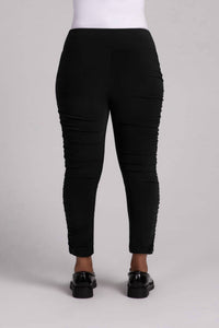 Sympli - Women's Ruched Skinny Pants