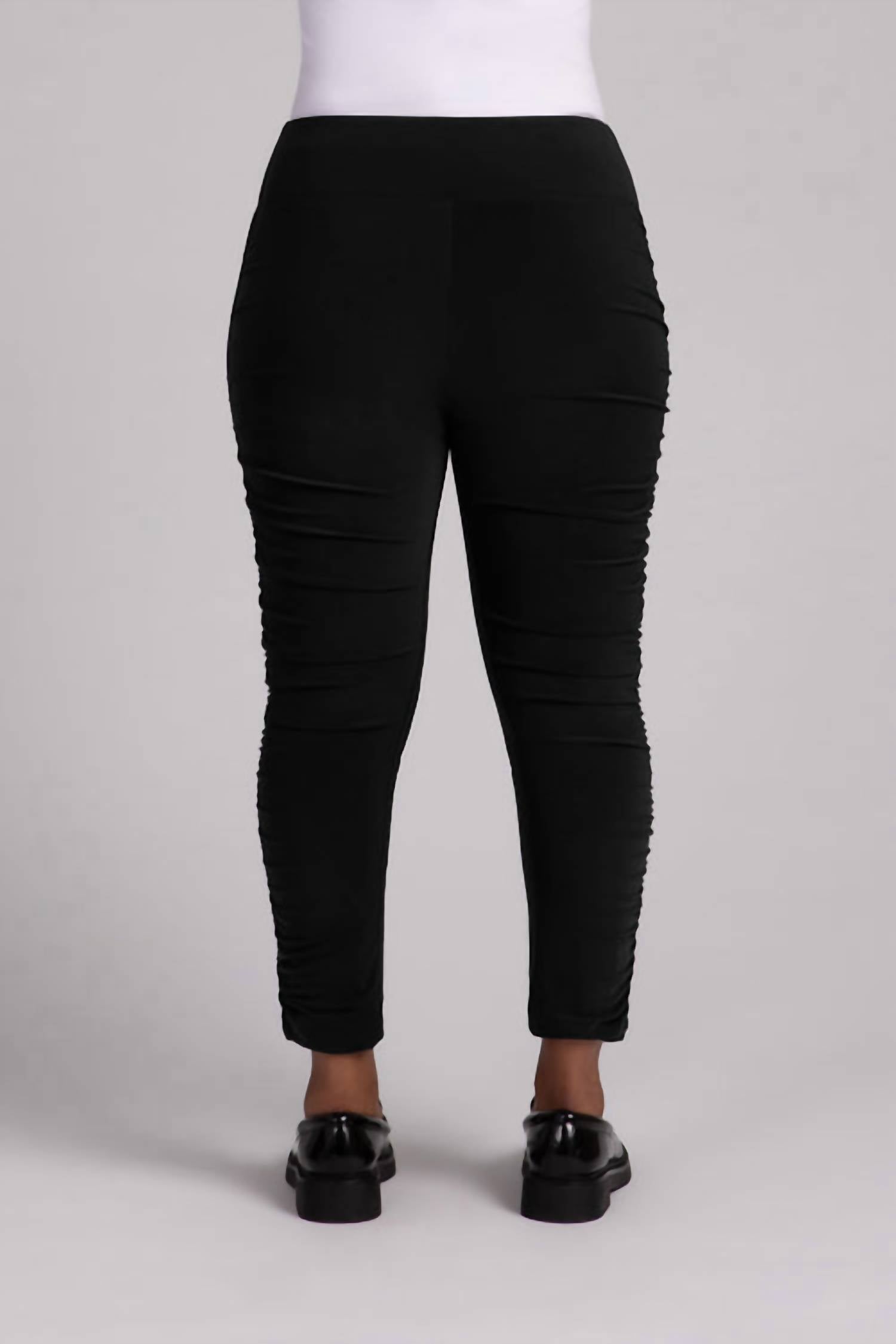 Sympli - Women's Ruched Skinny Pants