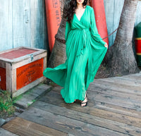 Little Secret Of Mine - Swaying In Splendor Flirty Maxi Dress