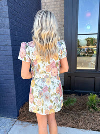 Bliss - Floral Brocade Skirt Set